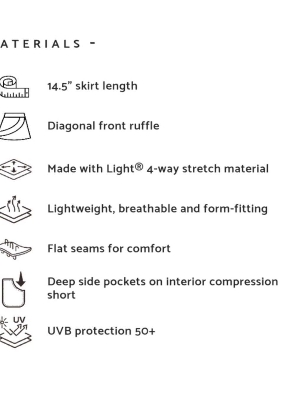 Black Polka Dot Mini Skirt - Layered Active Skort - Picture 6 of 7